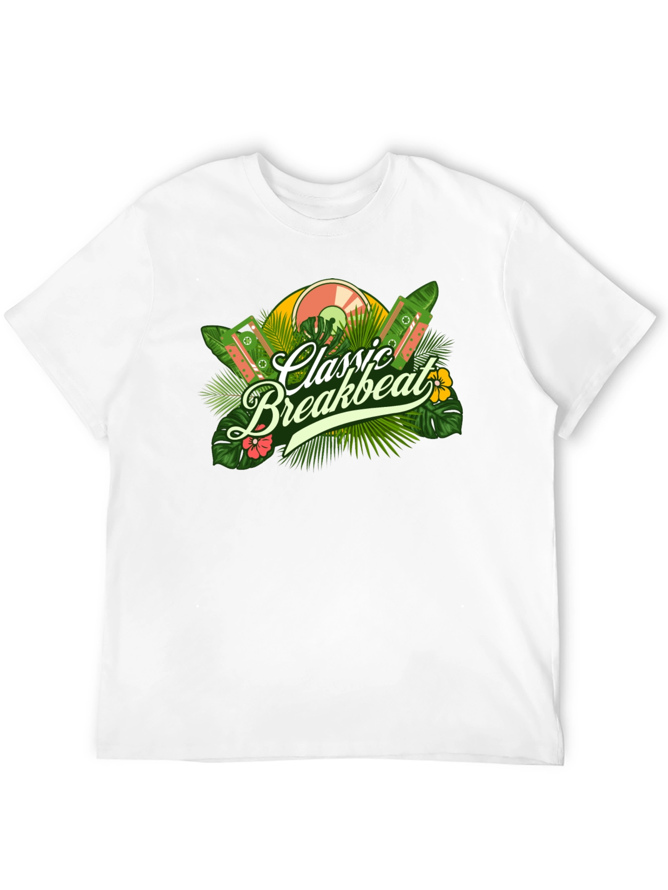 Classic Breakbeat Tropical Graphic Tee