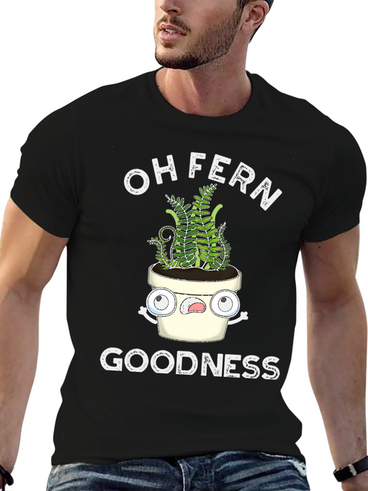 Oh Fern Goodness Pun Graphic T-Shirt