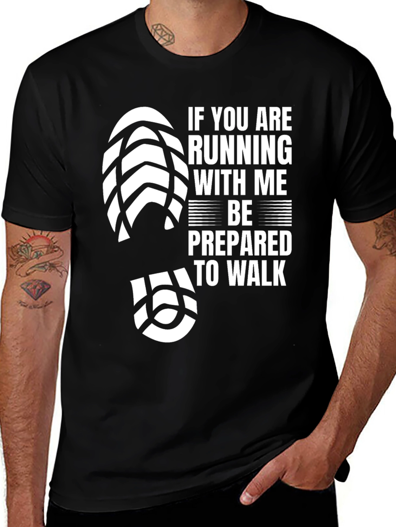 Running Humor T-Shirt - Be Prepared to Walk