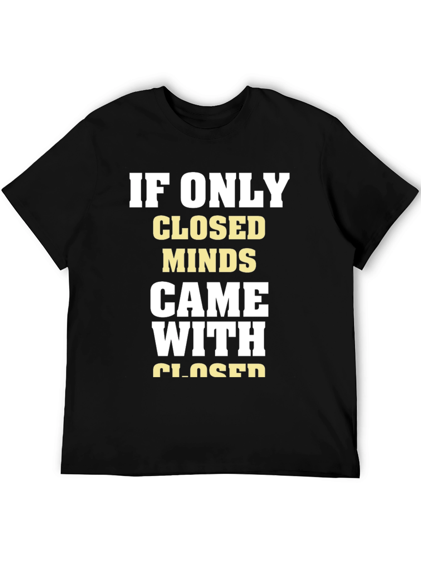 Closed Minds Graphic Tee - Black