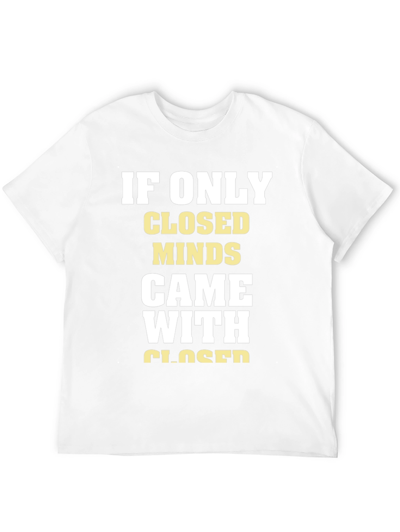 Closed Minds Graphic Tee - Black