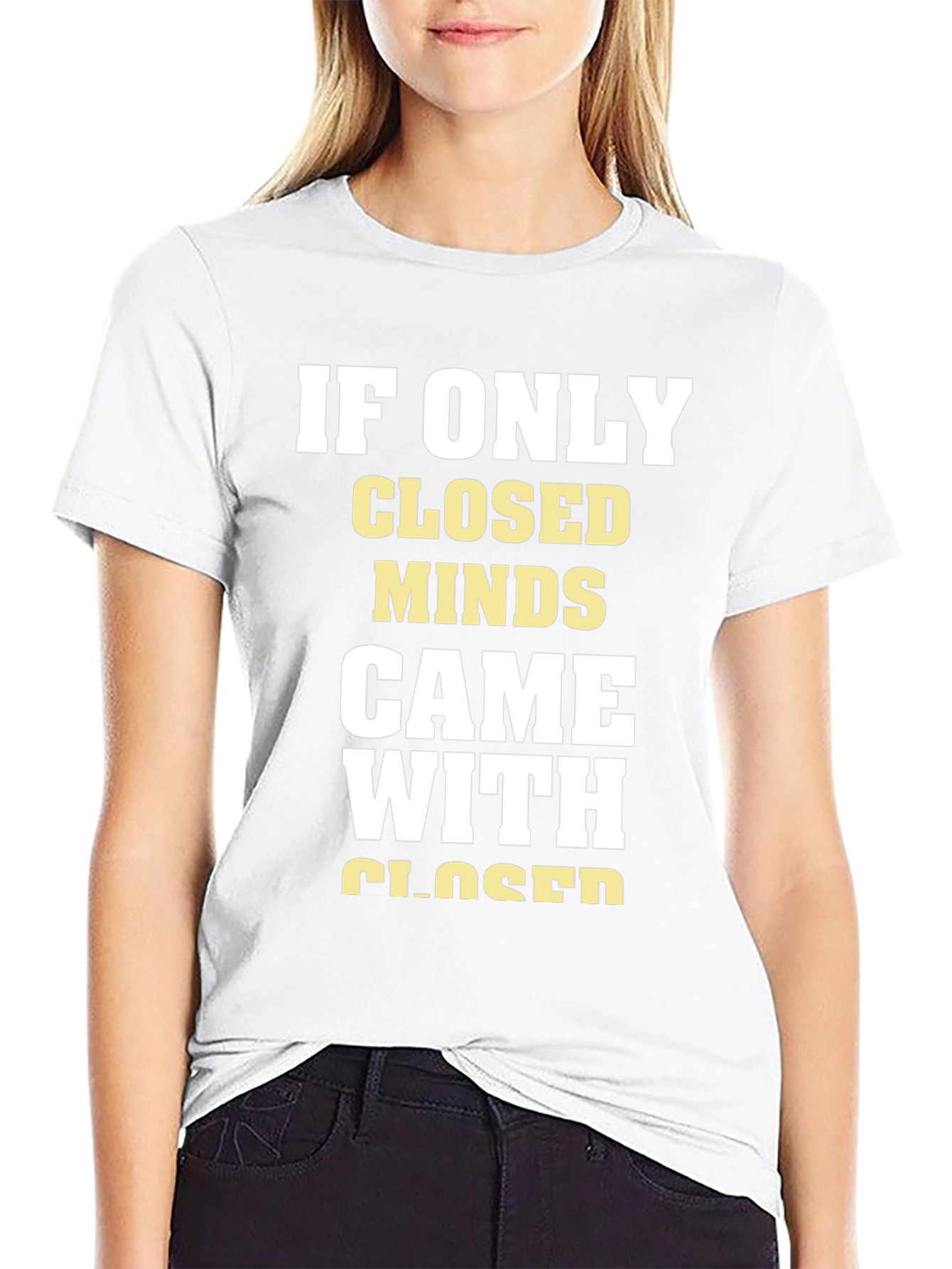 Closed Minds Graphic Tee - Black