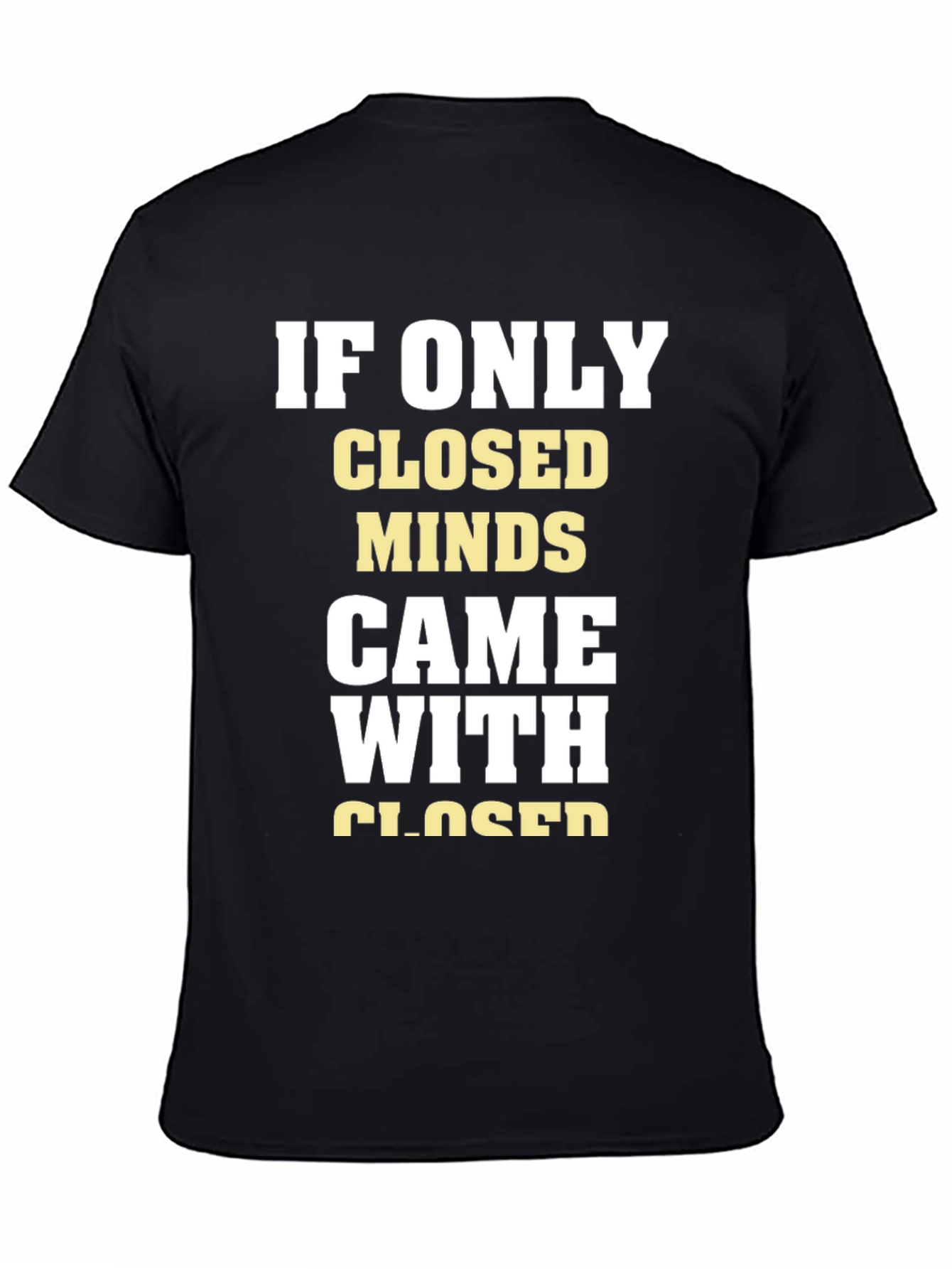 Closed Minds Graphic Tee - Black