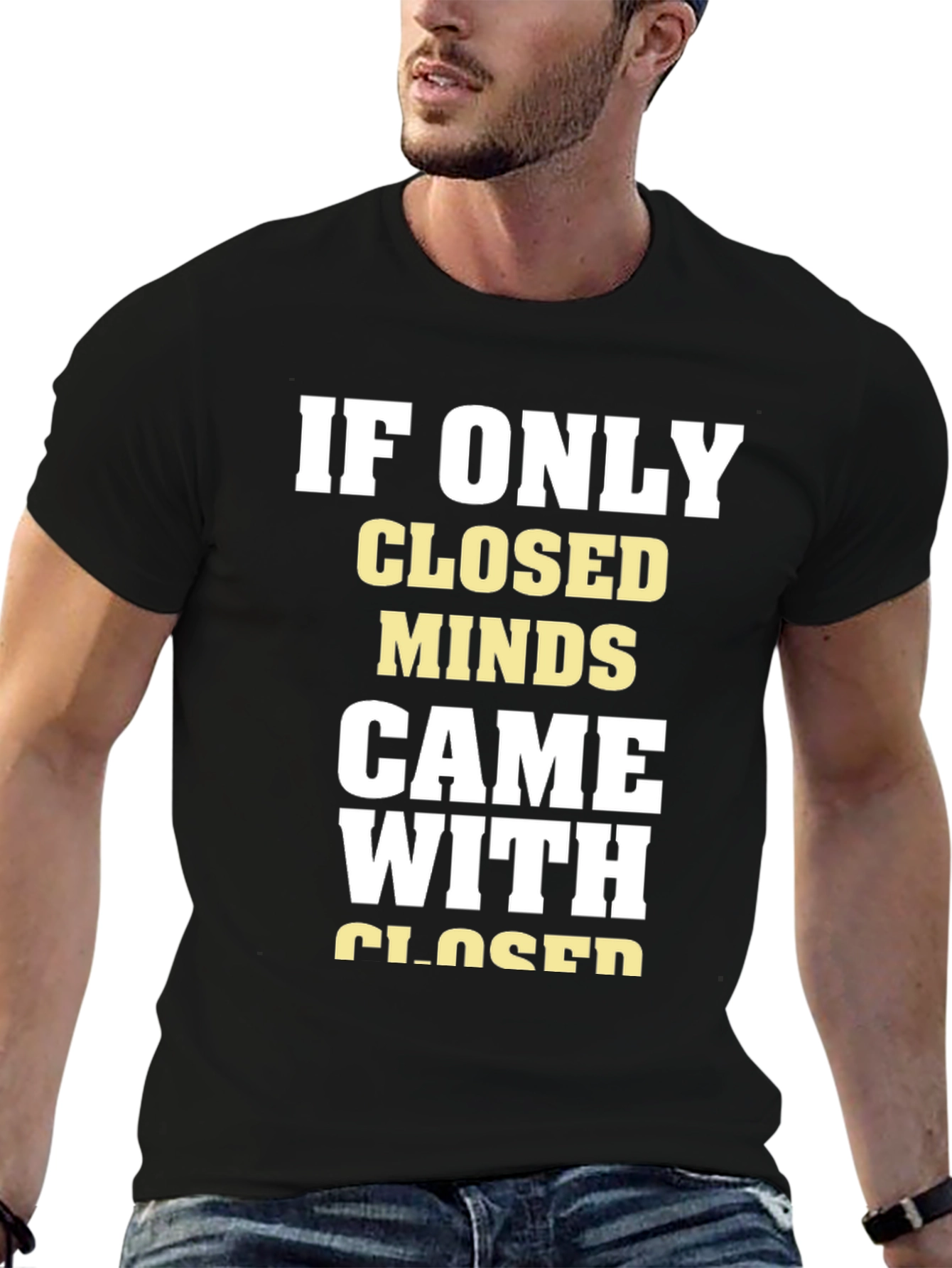 Closed Minds Graphic Tee - Black