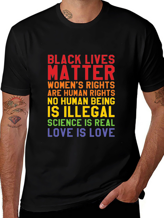 Black Lives Matter Womens Rights Equality T-Shirt