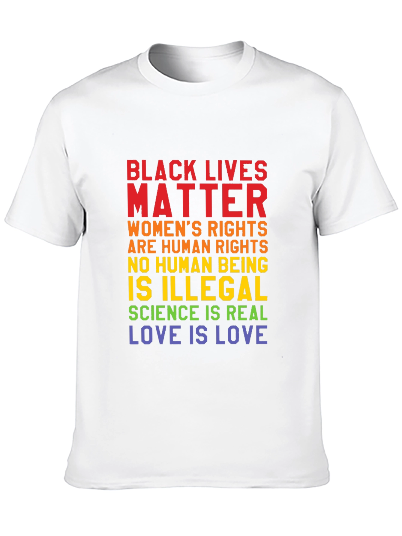 Black Lives Matter Womens Rights Equality T-Shirt