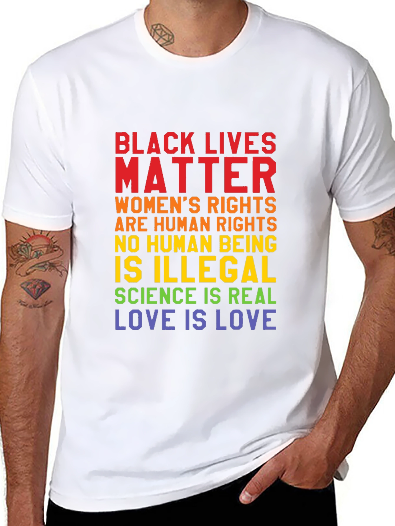 Black Lives Matter Womens Rights Equality T-Shirt