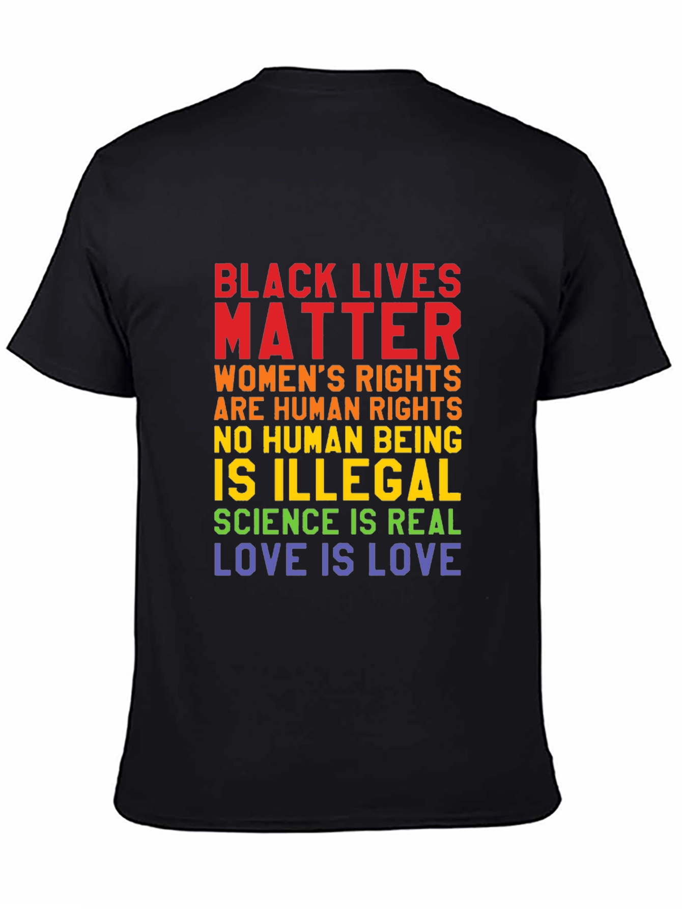 Black Lives Matter Womens Rights Equality T-Shirt