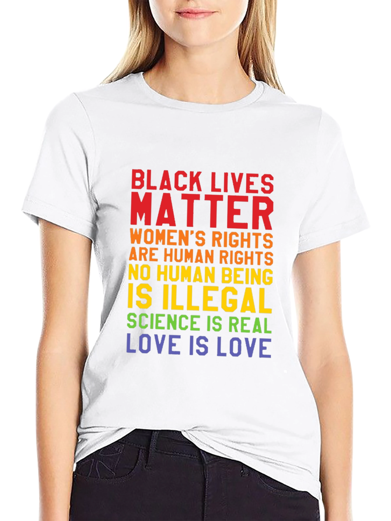 Black Lives Matter Womens Rights Equality T-Shirt