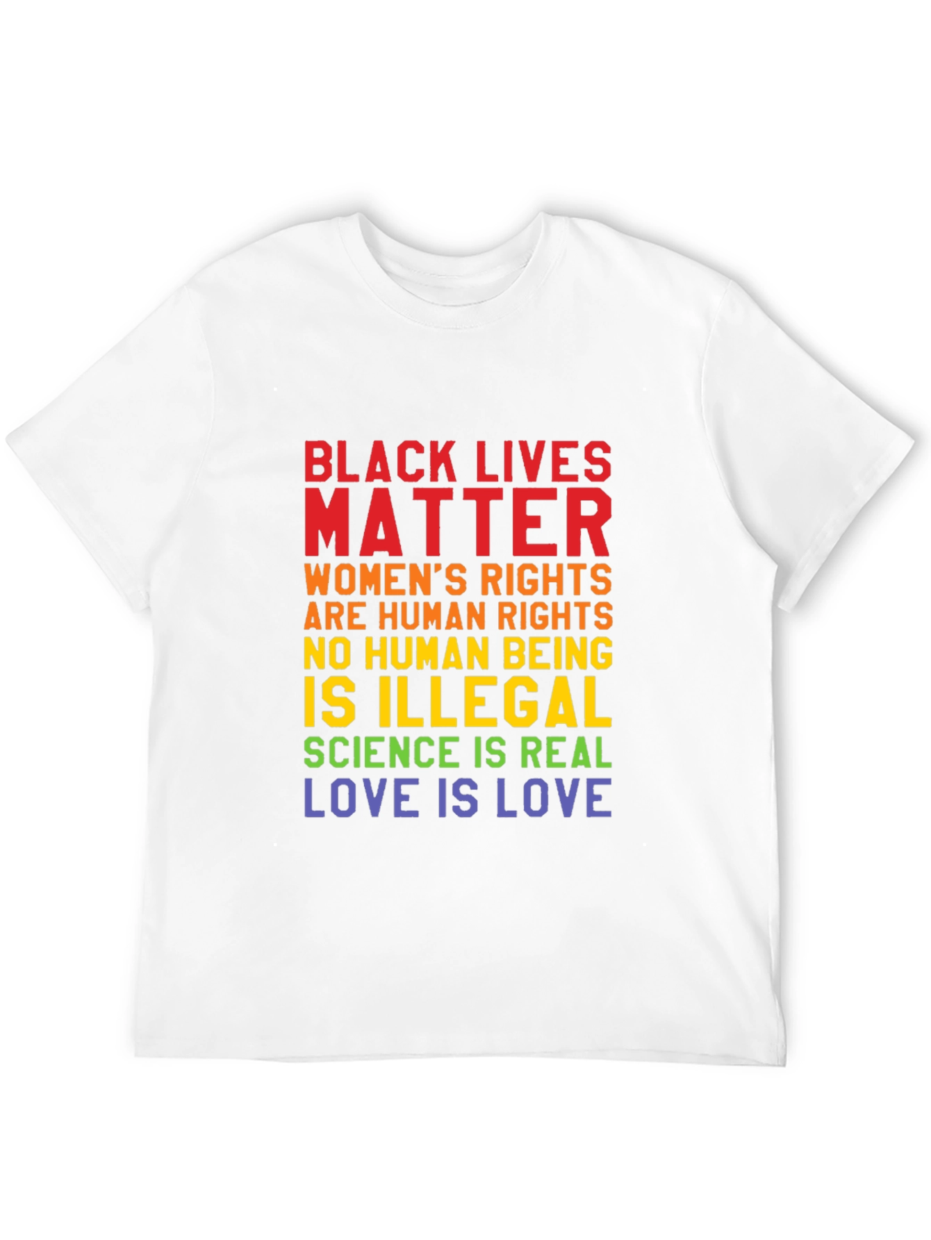 Black Lives Matter Womens Rights Equality T-Shirt