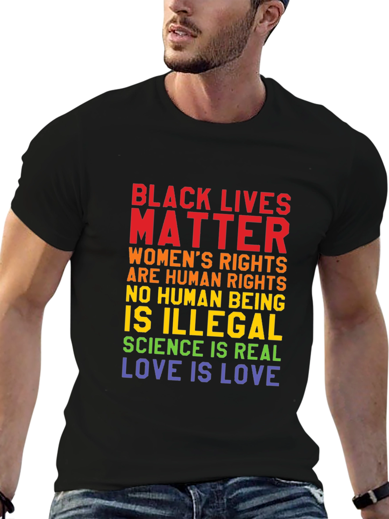 Black Lives Matter Womens Rights Equality T-Shirt