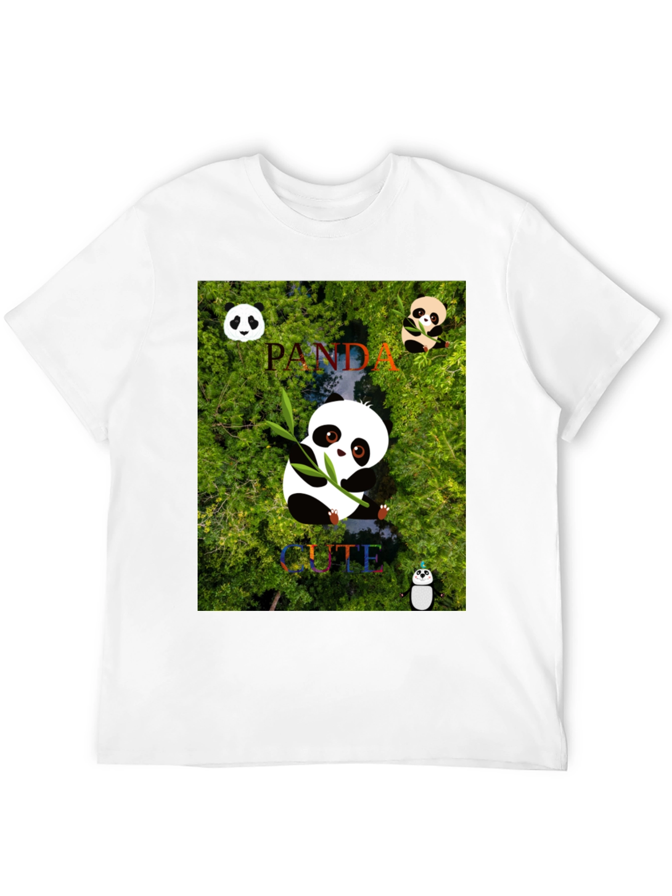 Cute Panda Graphic T-Shirt - Unique Design