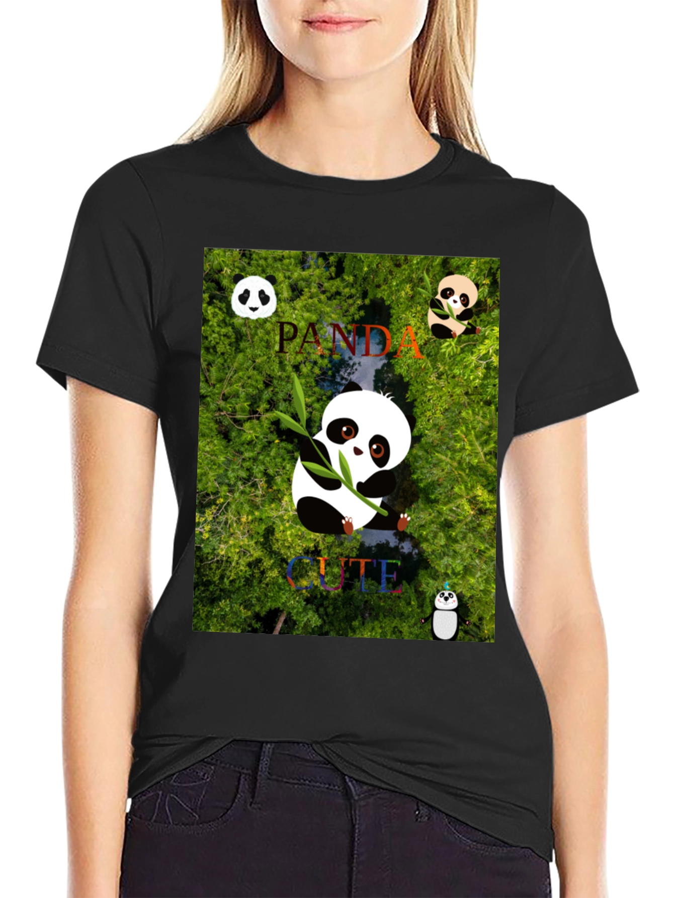 Cute Panda Graphic T-Shirt - Unique Design