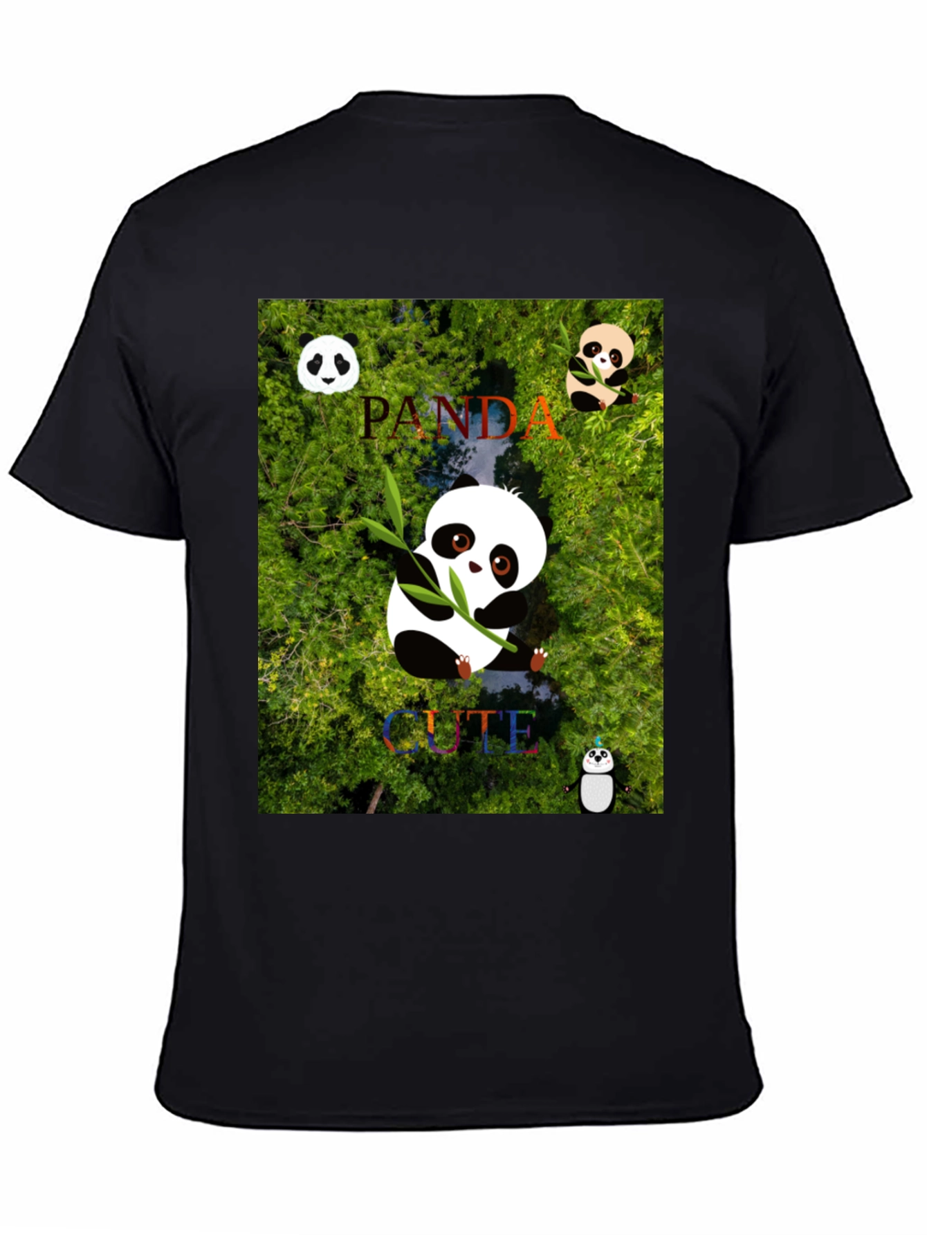 Cute Panda Graphic T-Shirt - Unique Design