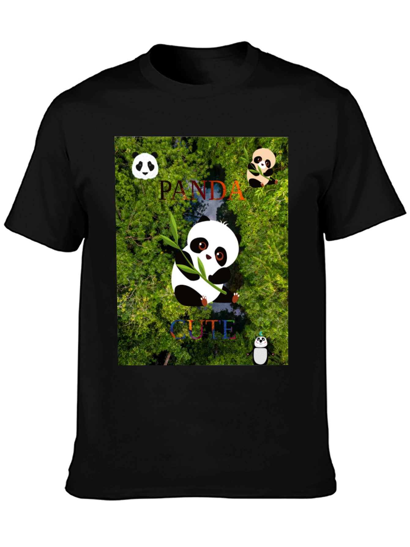 Cute Panda Graphic T-Shirt - Unique Design