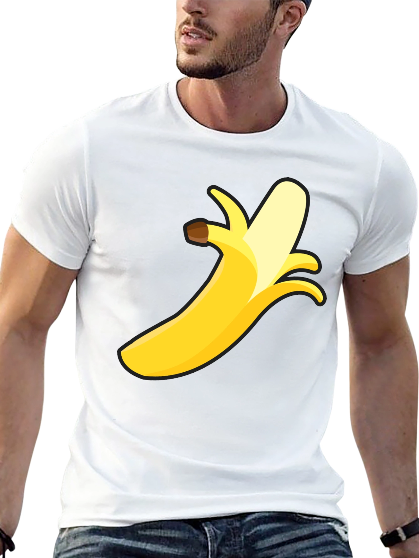 Banana Graphic Black T-Shirt - Fun & Quirky
