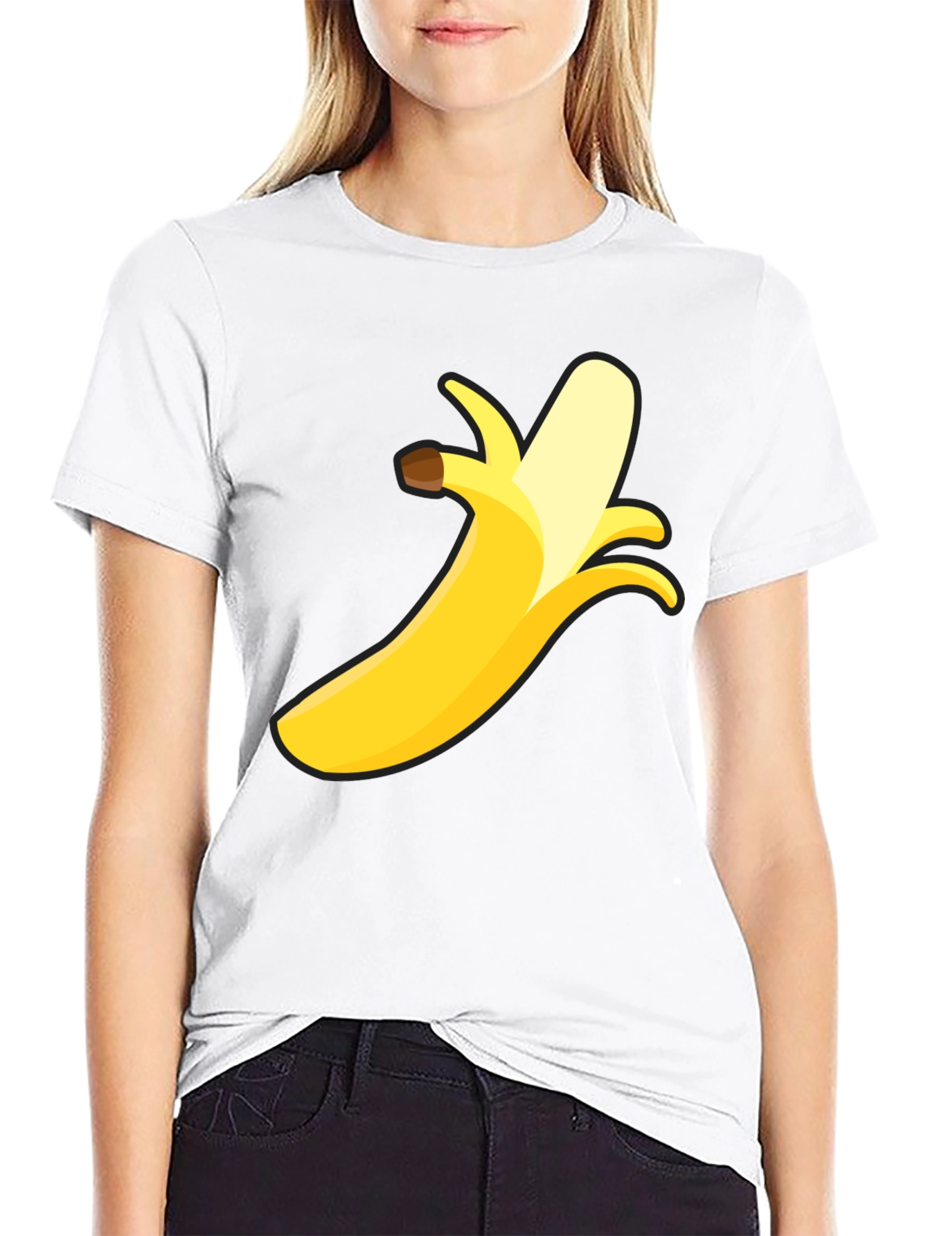 Banana Graphic Black T-Shirt - Fun & Quirky