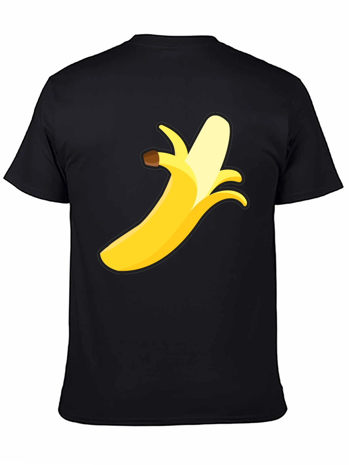 Banana Graphic Black T-Shirt - Fun & Quirky