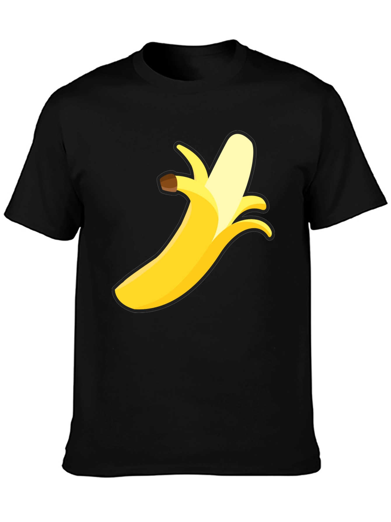 Banana Graphic Black T-Shirt - Fun & Quirky