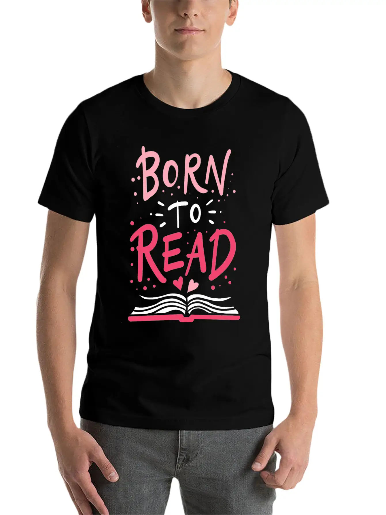 Book Reader Read Unisex Casual T-Shirt – Clean Design For Daily Comfort