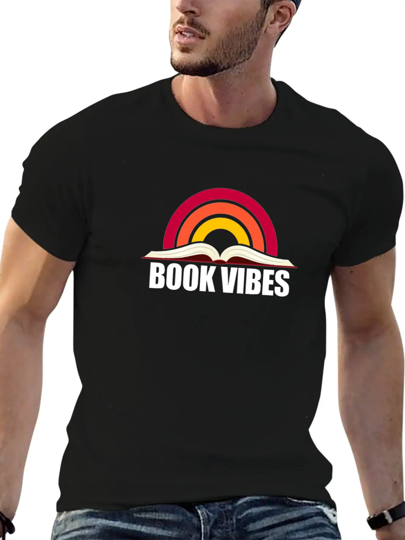 Book Vibes, Reading Unisex Casual T-Shirt – Clean Design For Daily Comfort