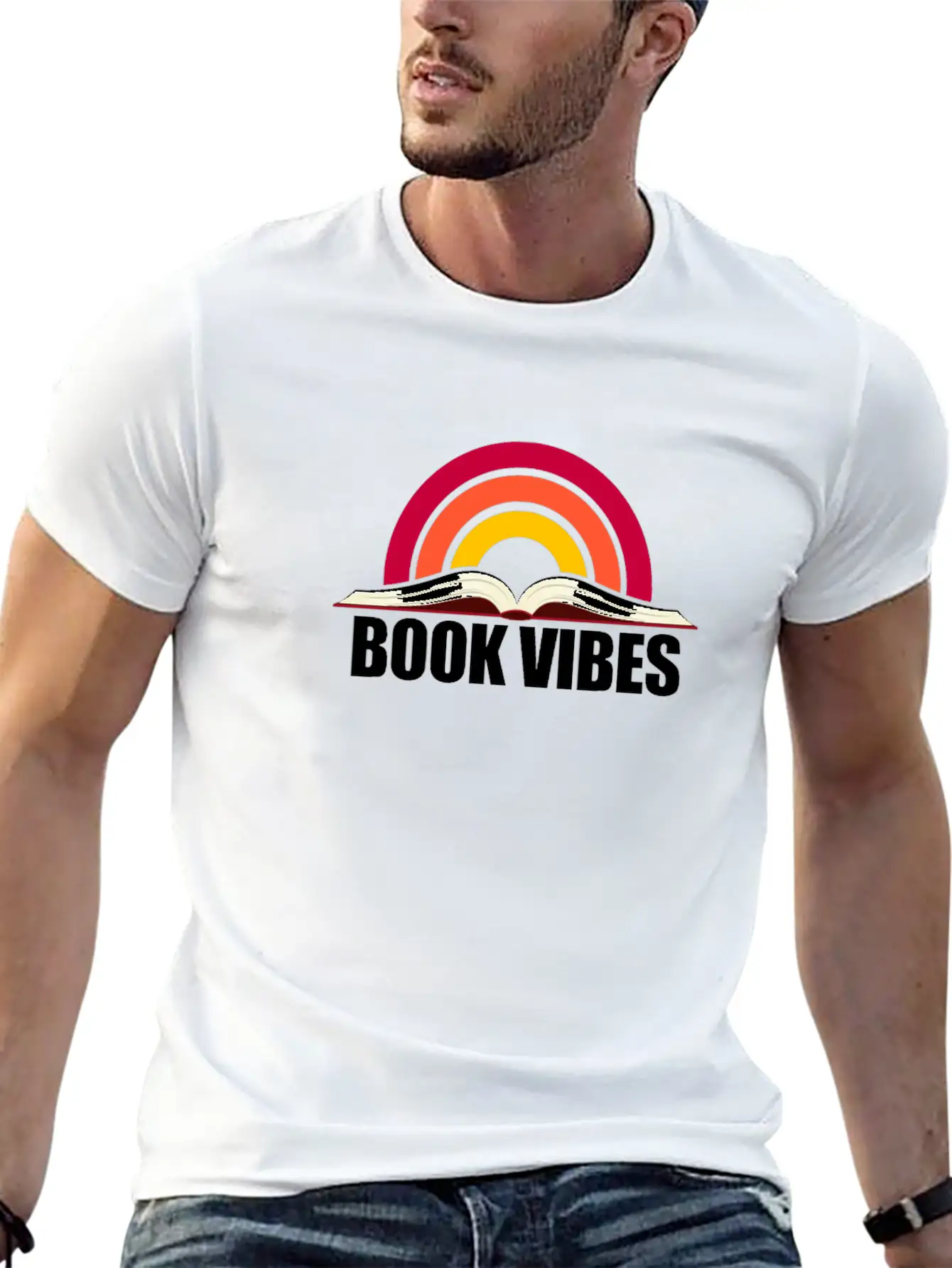 Book Vibes, Reading Unisex Casual T-Shirt – Clean Design For Daily Comfort