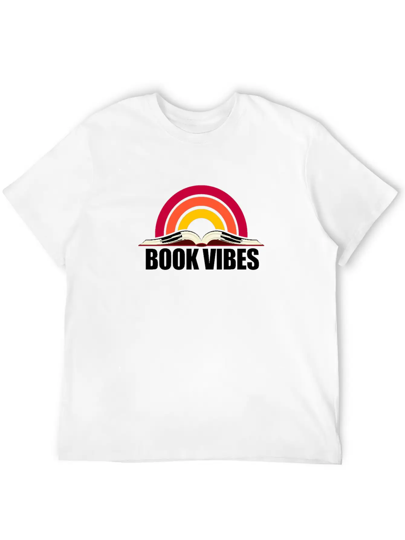 Book Vibes, Reading Unisex Casual T-Shirt – Clean Design For Daily Comfort