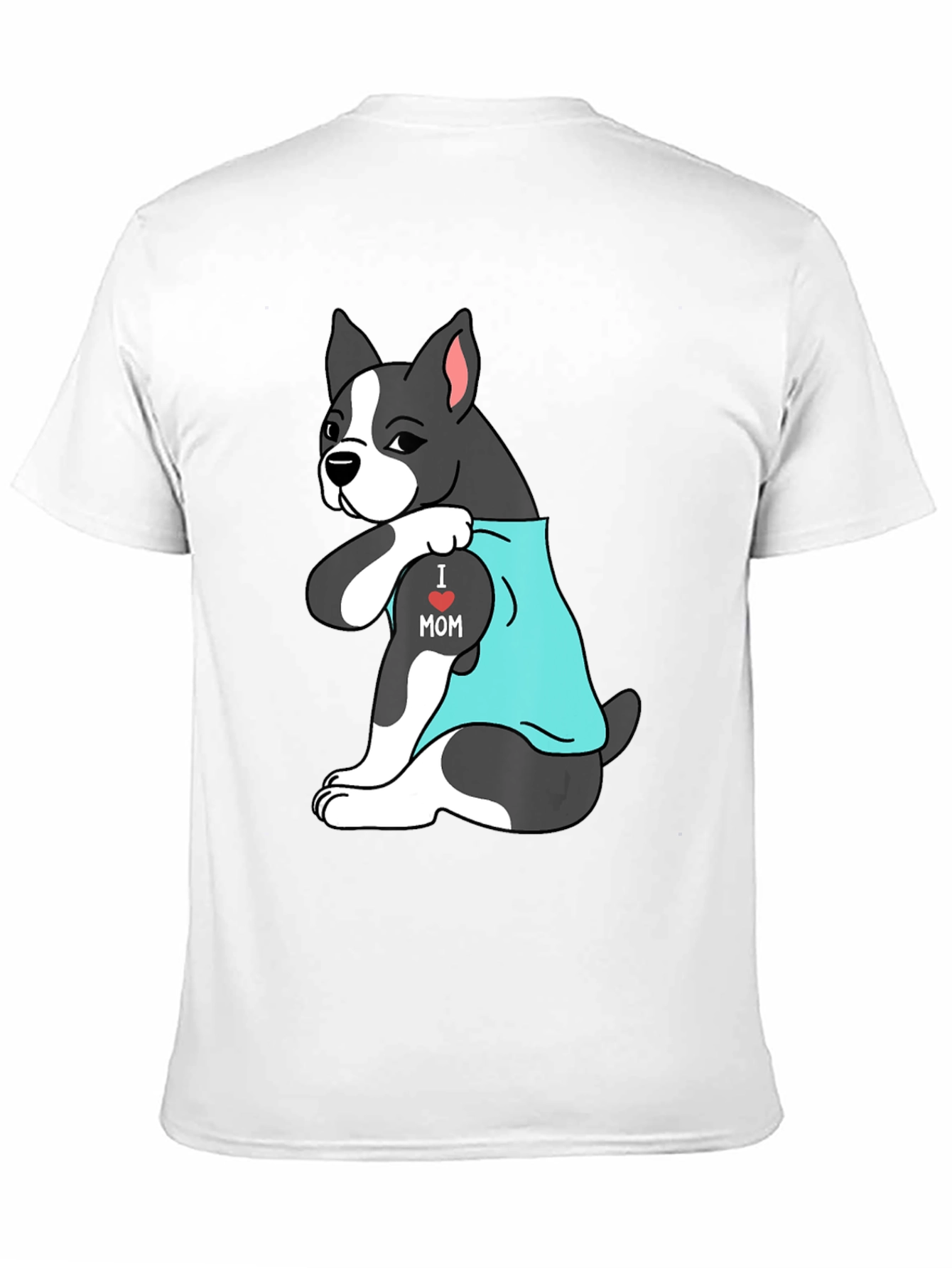 I Love Mom Dog T-Shirt