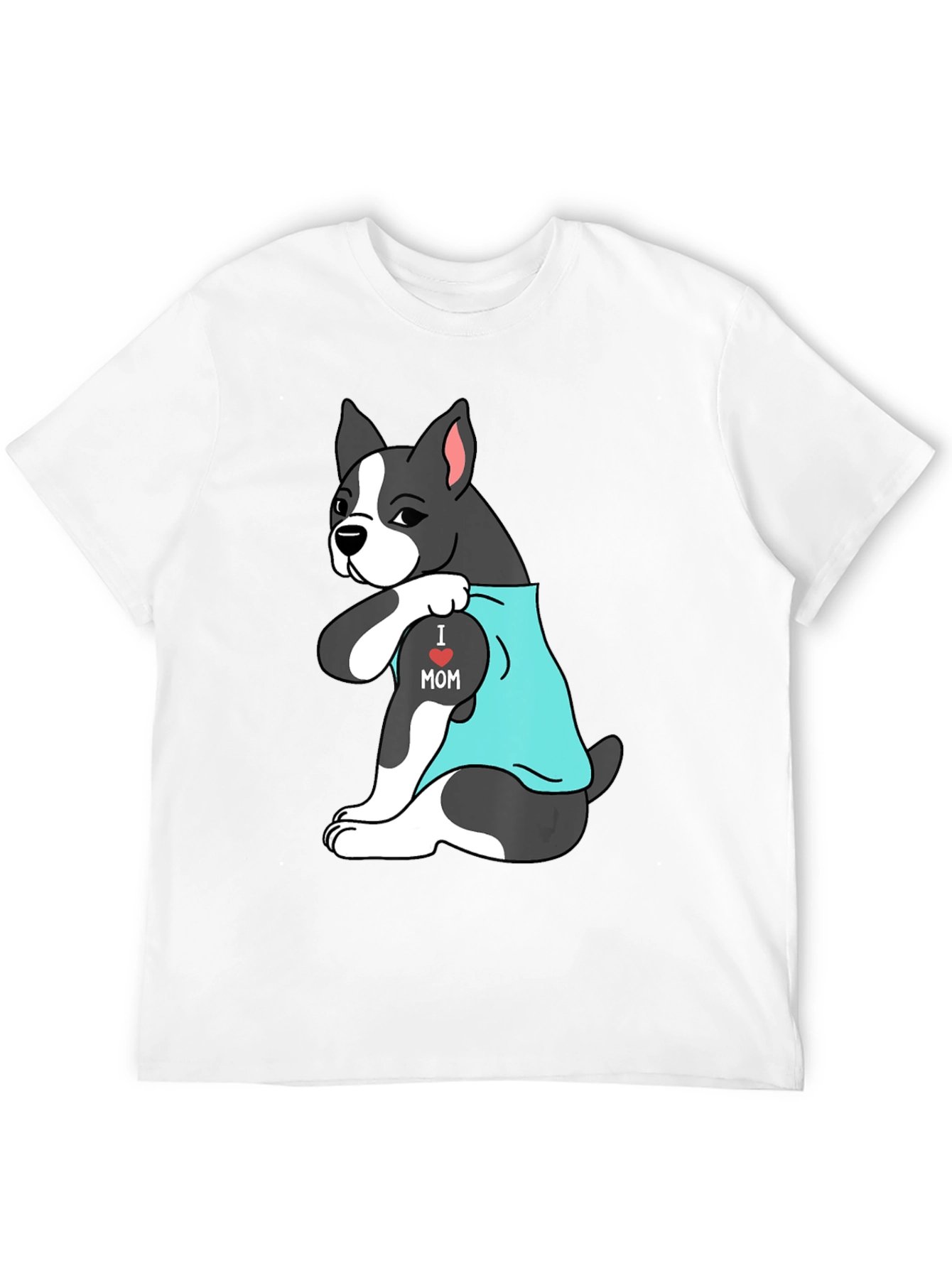 I Love Mom Dog T-Shirt