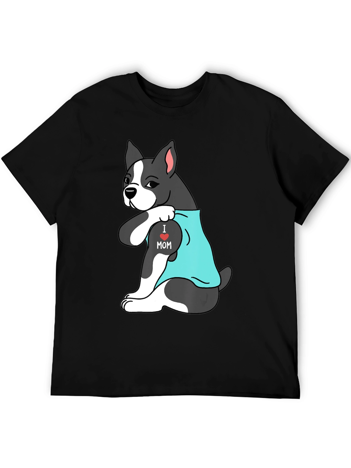 I Love Mom Dog T-Shirt