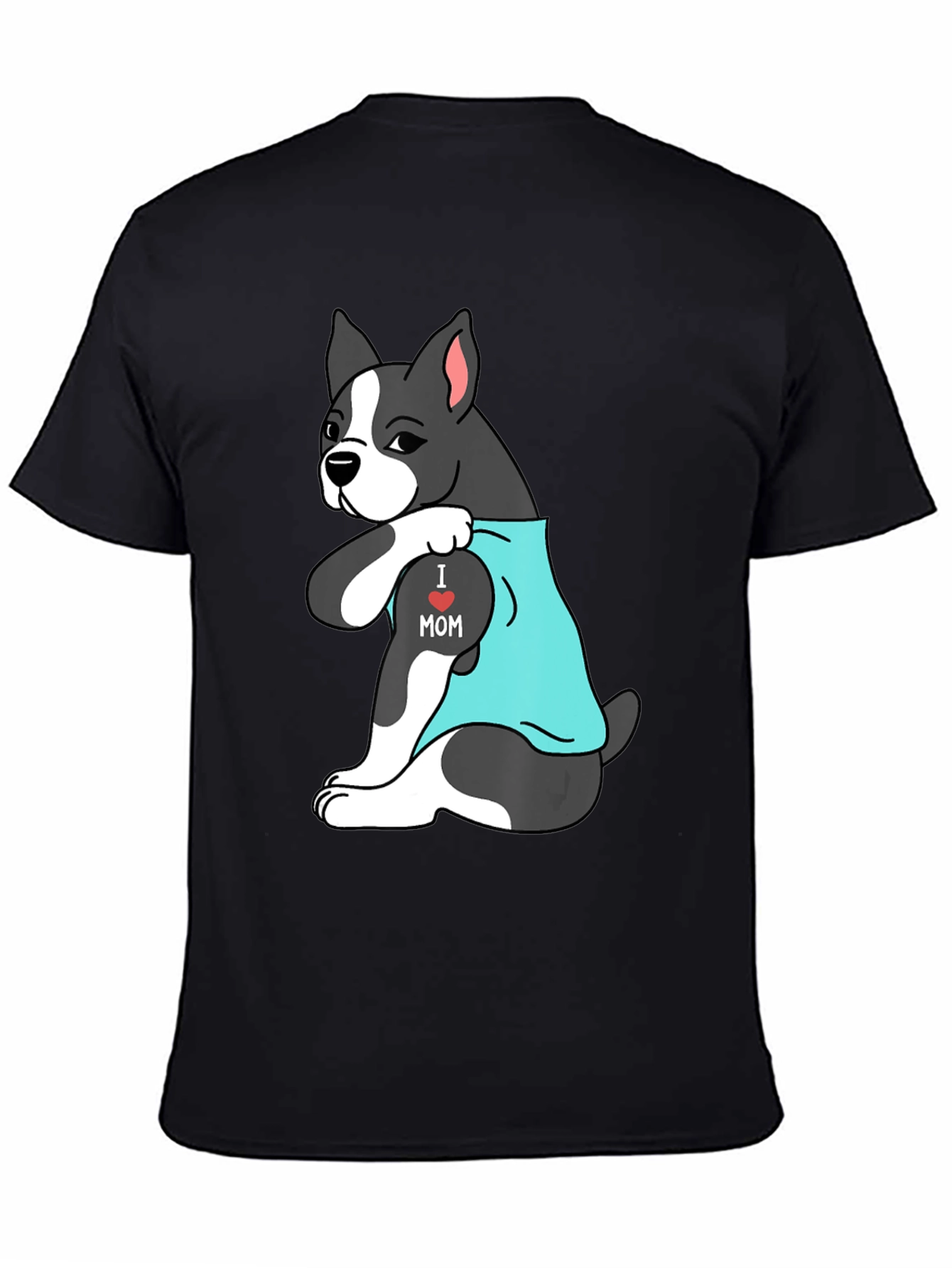 I Love Mom Dog T-Shirt