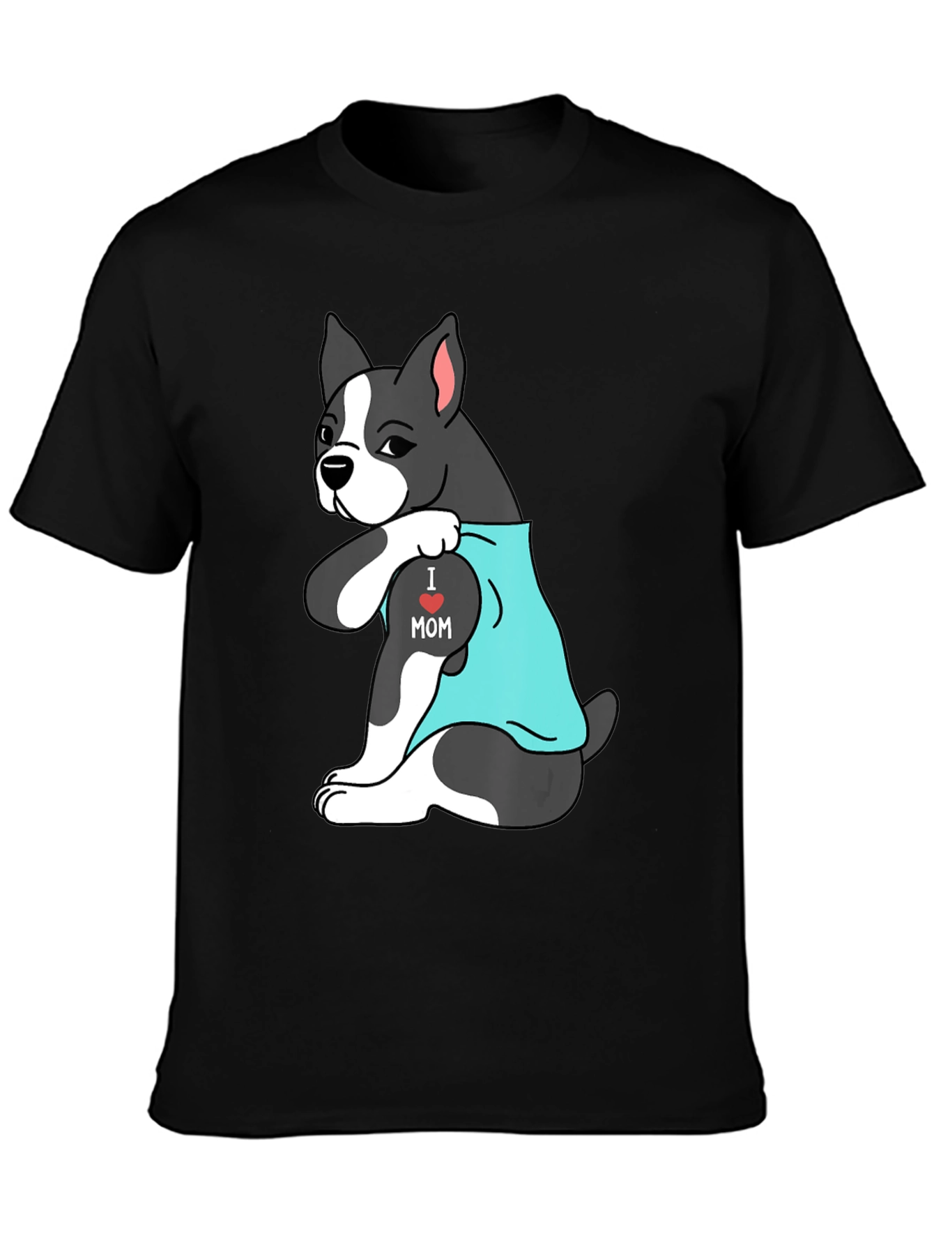 I Love Mom Dog T-Shirt