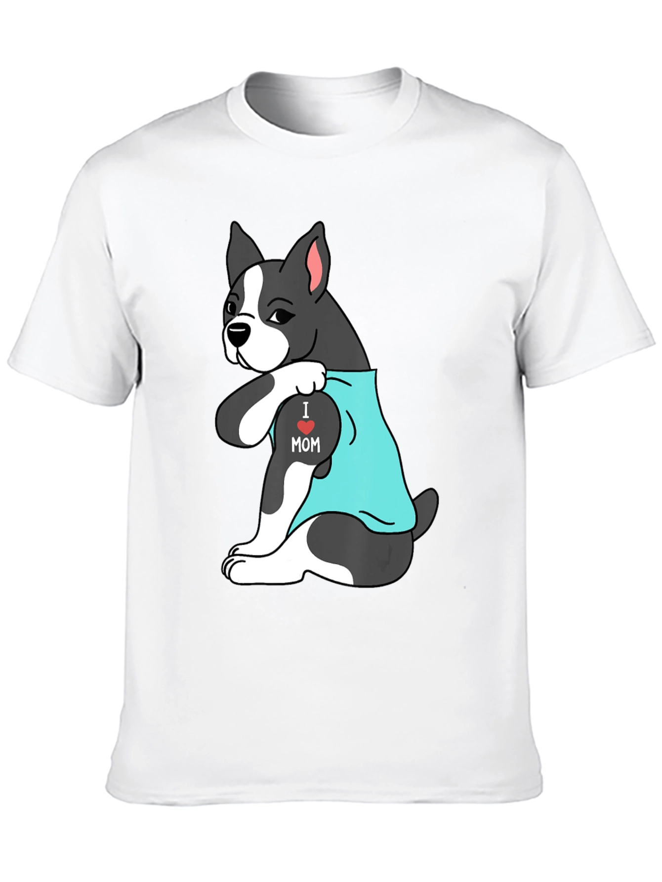 I Love Mom Dog T-Shirt