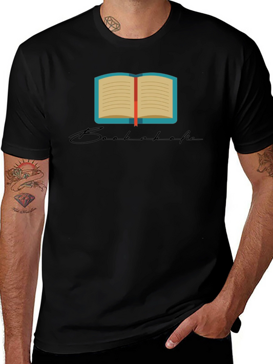 Bookaholic Black T-Shirt - Read On!