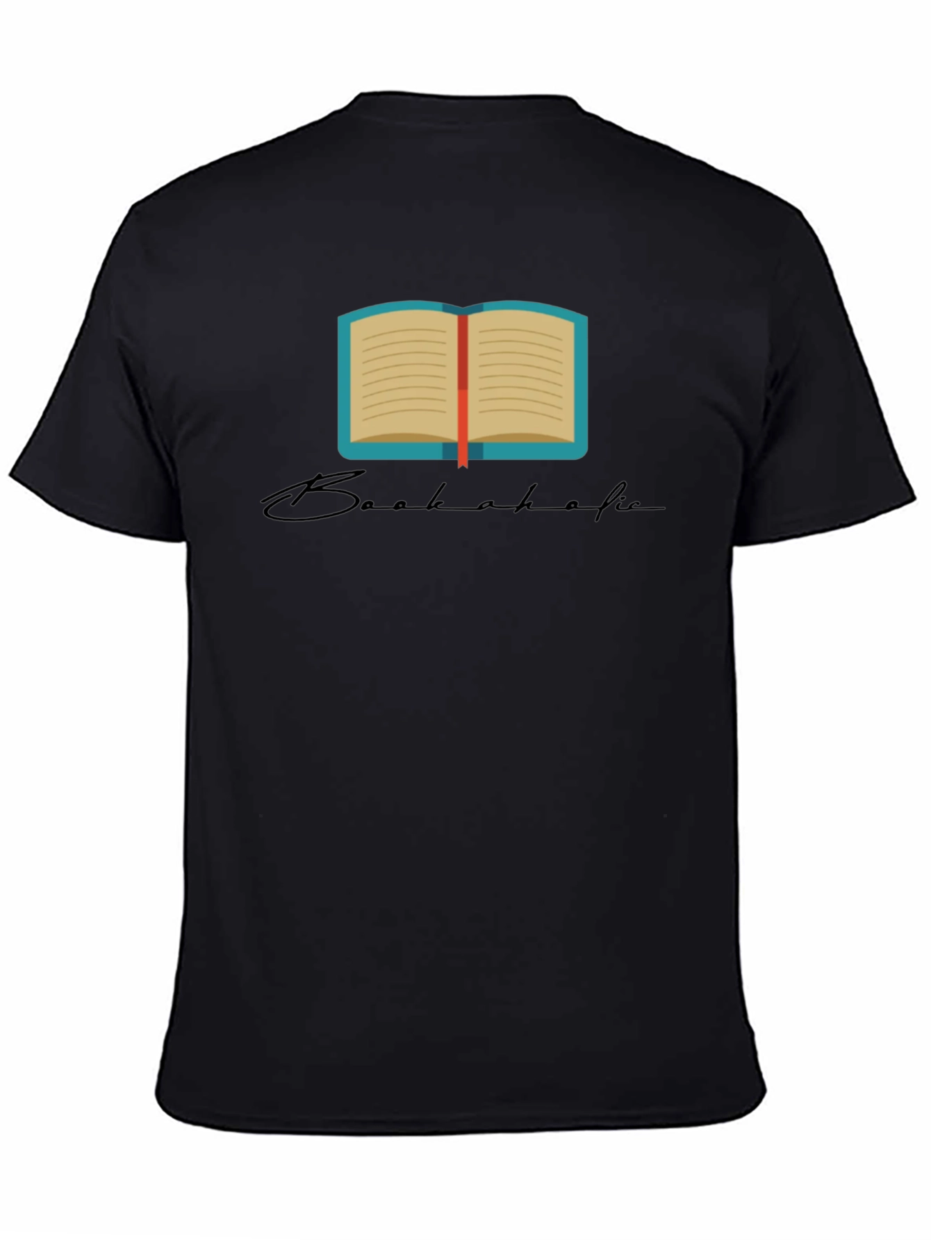 Bookaholic Black T-Shirt - Read On!