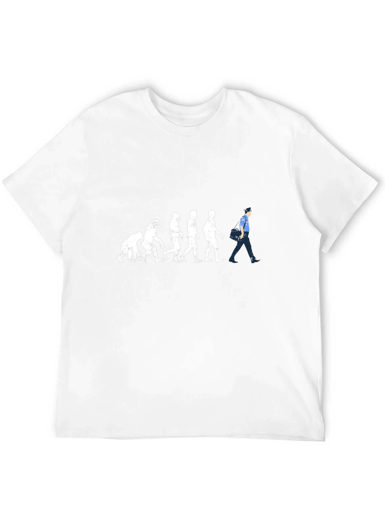 Evolution of Man Graphic Tee - Black Cotton