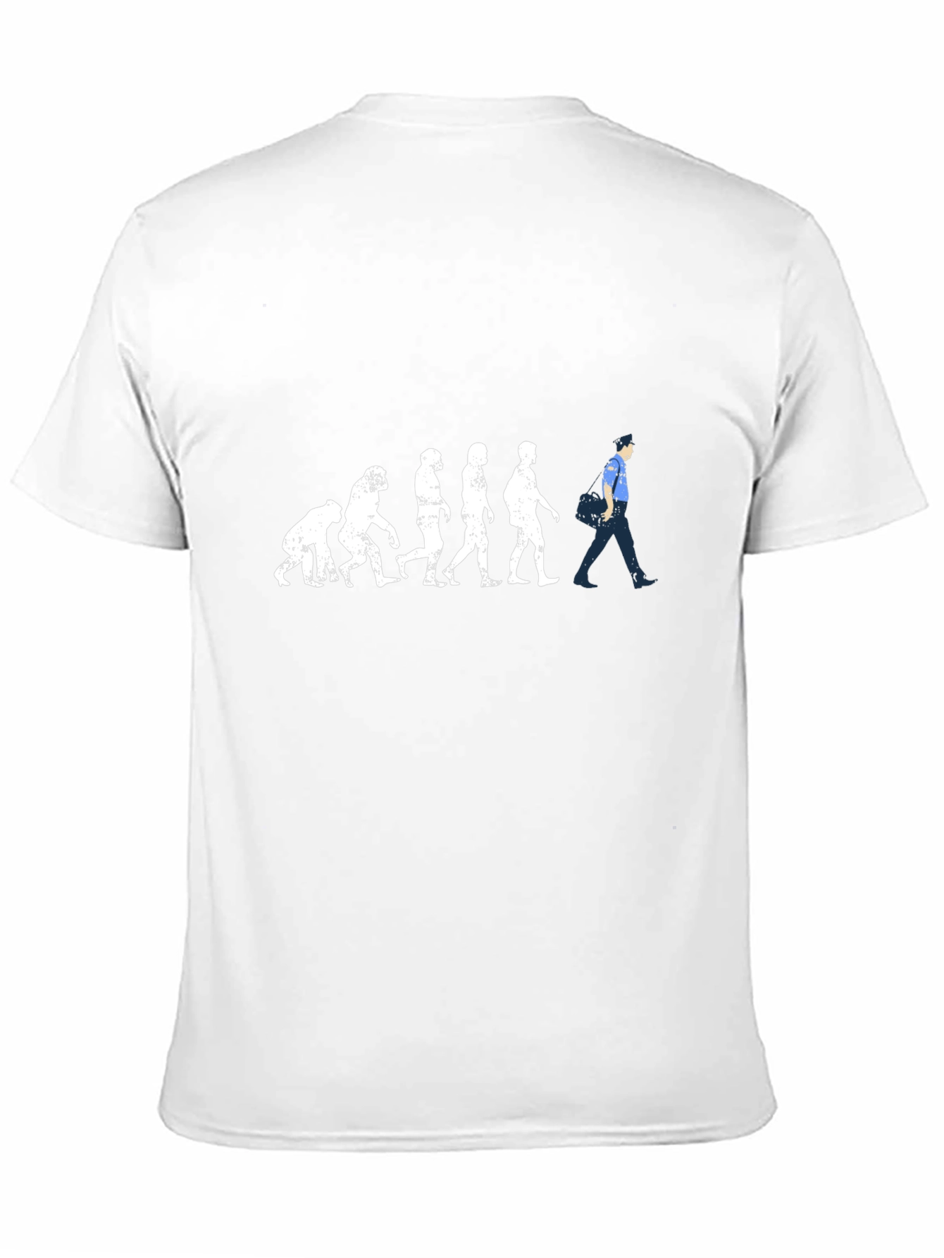 Evolution of Man Graphic Tee - Black Cotton