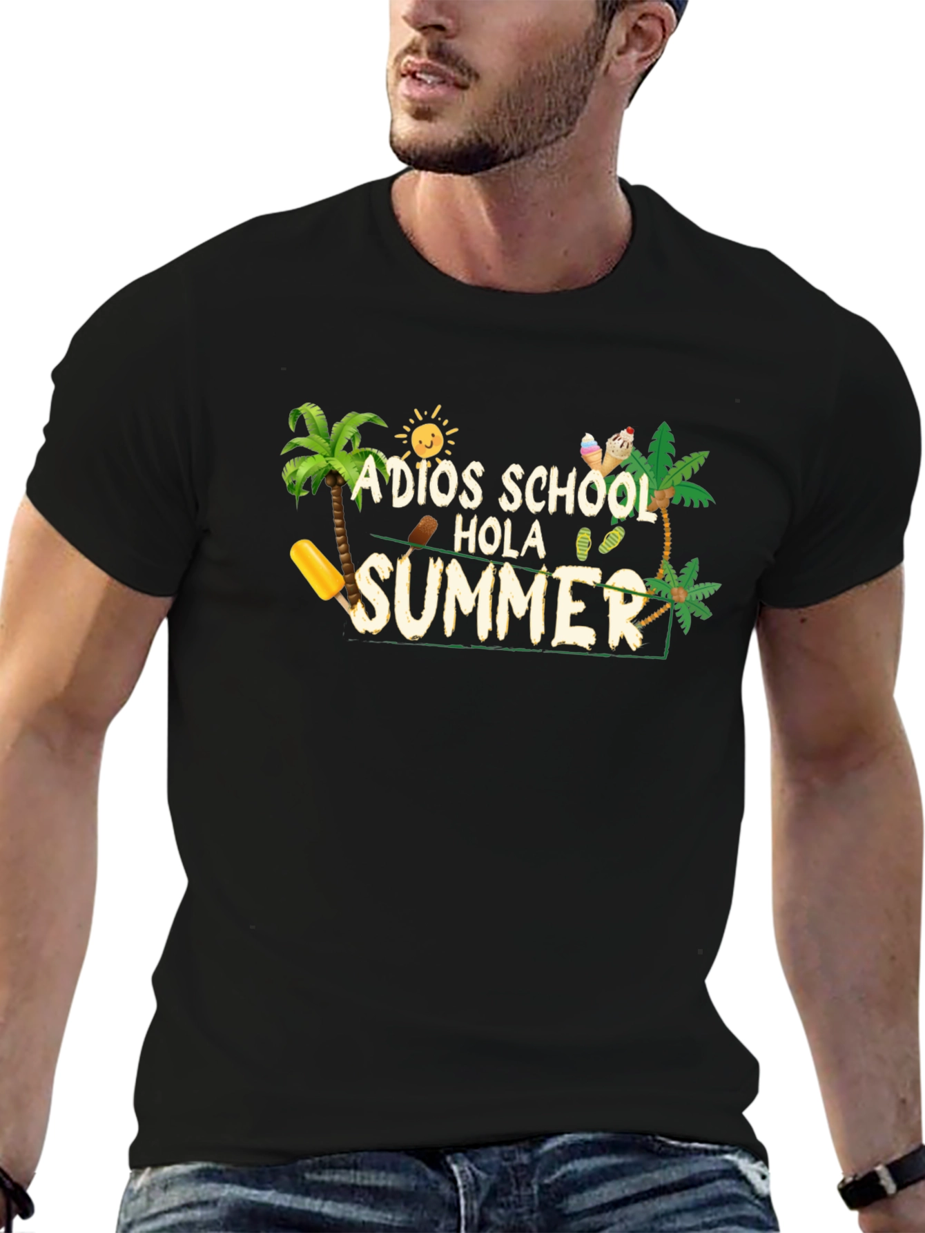 Adios School Hola Summer Graphic Tee