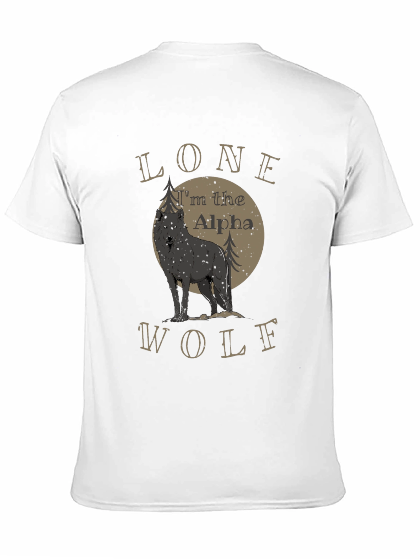 Lone Wolf Alpha T-Shirt - Bold Graphic Tee