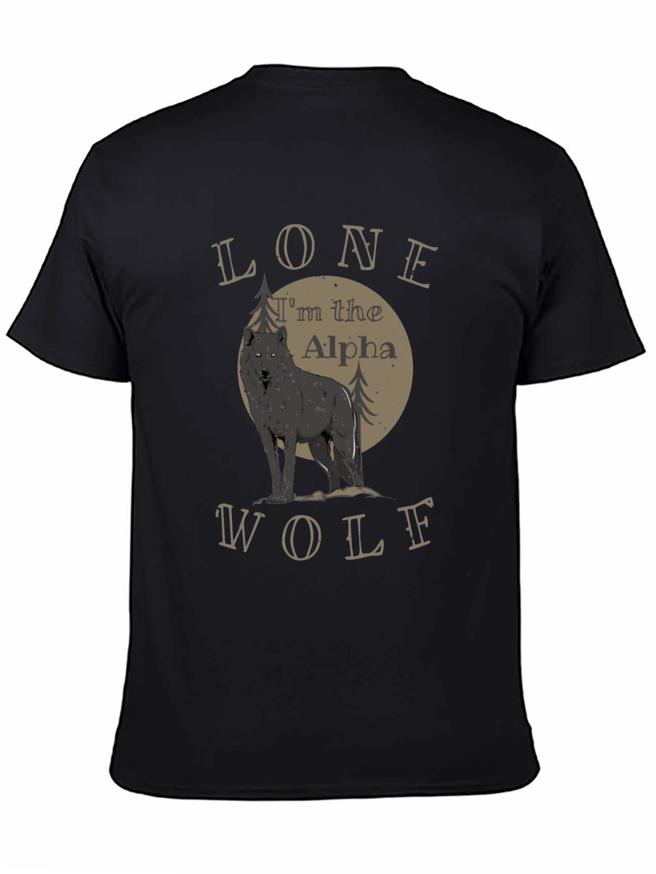 Lone Wolf Alpha T-Shirt - Bold Graphic Tee