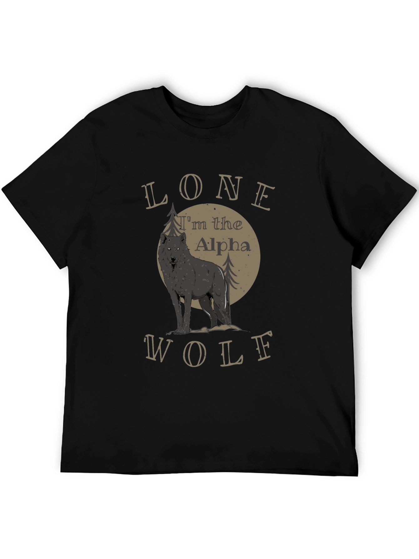 Lone Wolf Alpha T-Shirt - Bold Graphic Tee
