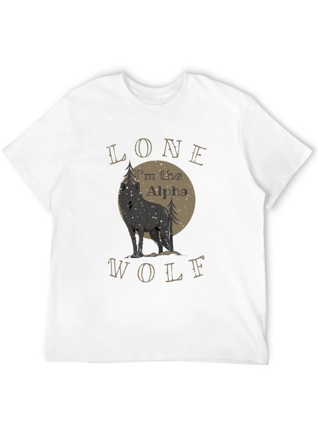 Lone Wolf Alpha T-Shirt - Bold Graphic Tee