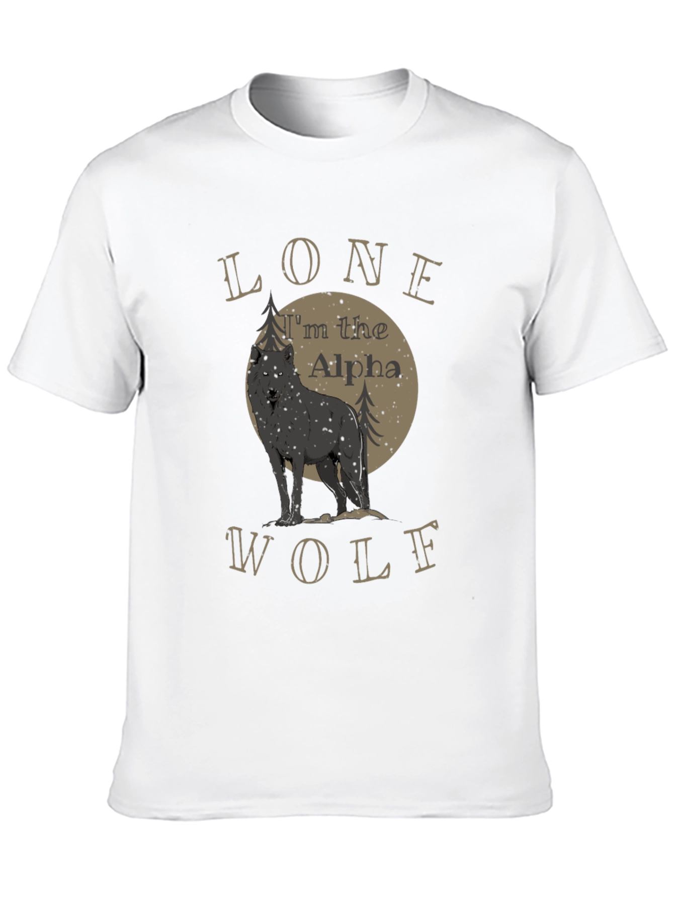 Lone Wolf Alpha T-Shirt - Bold Graphic Tee