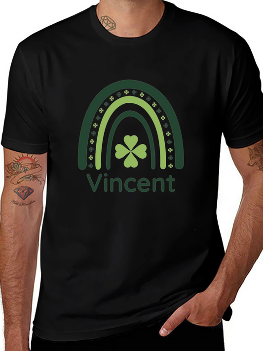 St. Patricks Day Vincent Rainbow T-Shirt