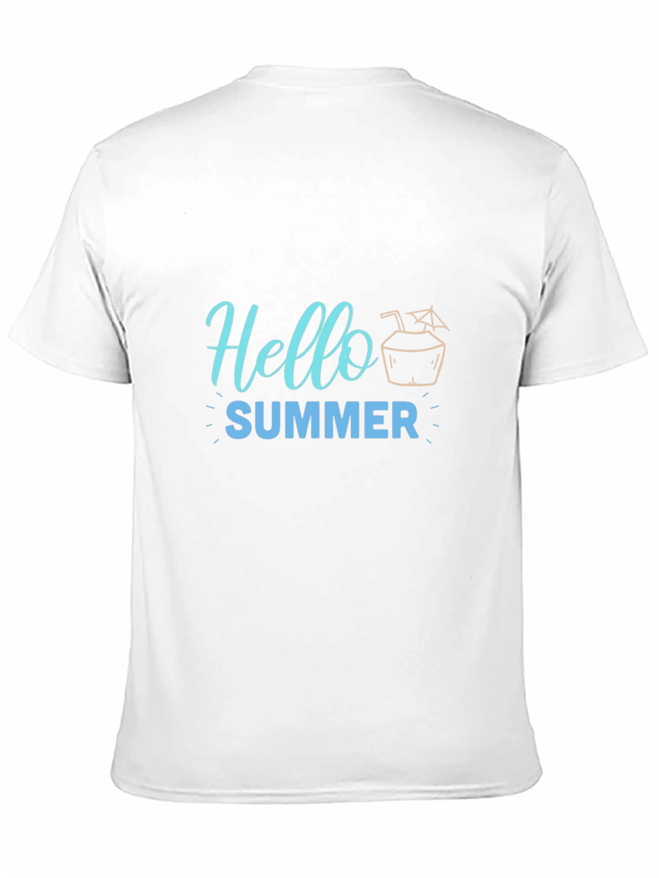 Hello Summer Black Graphic Tee