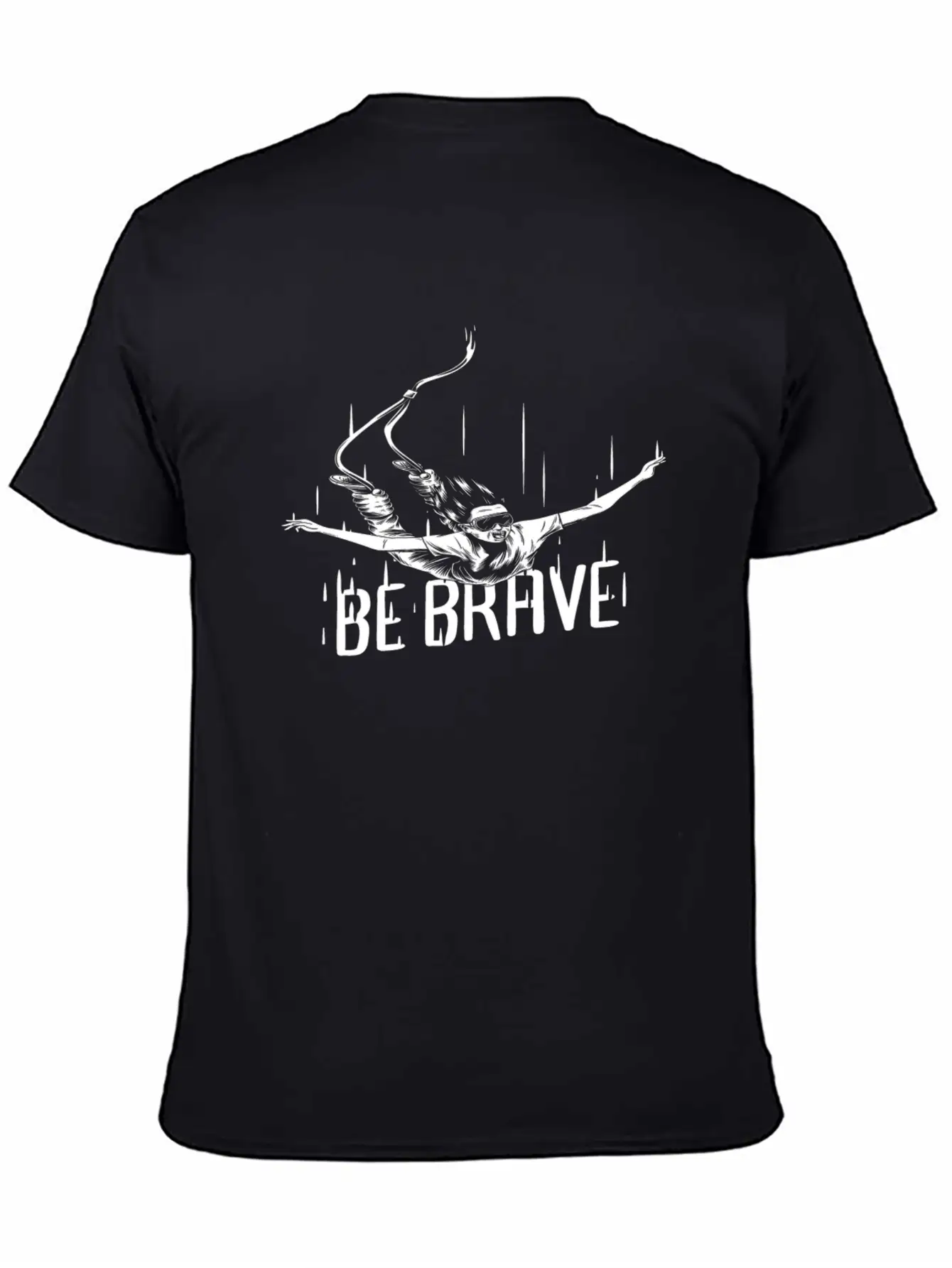Brave Unisex Casual T-Shirt – Clean Design For Daily Comfort