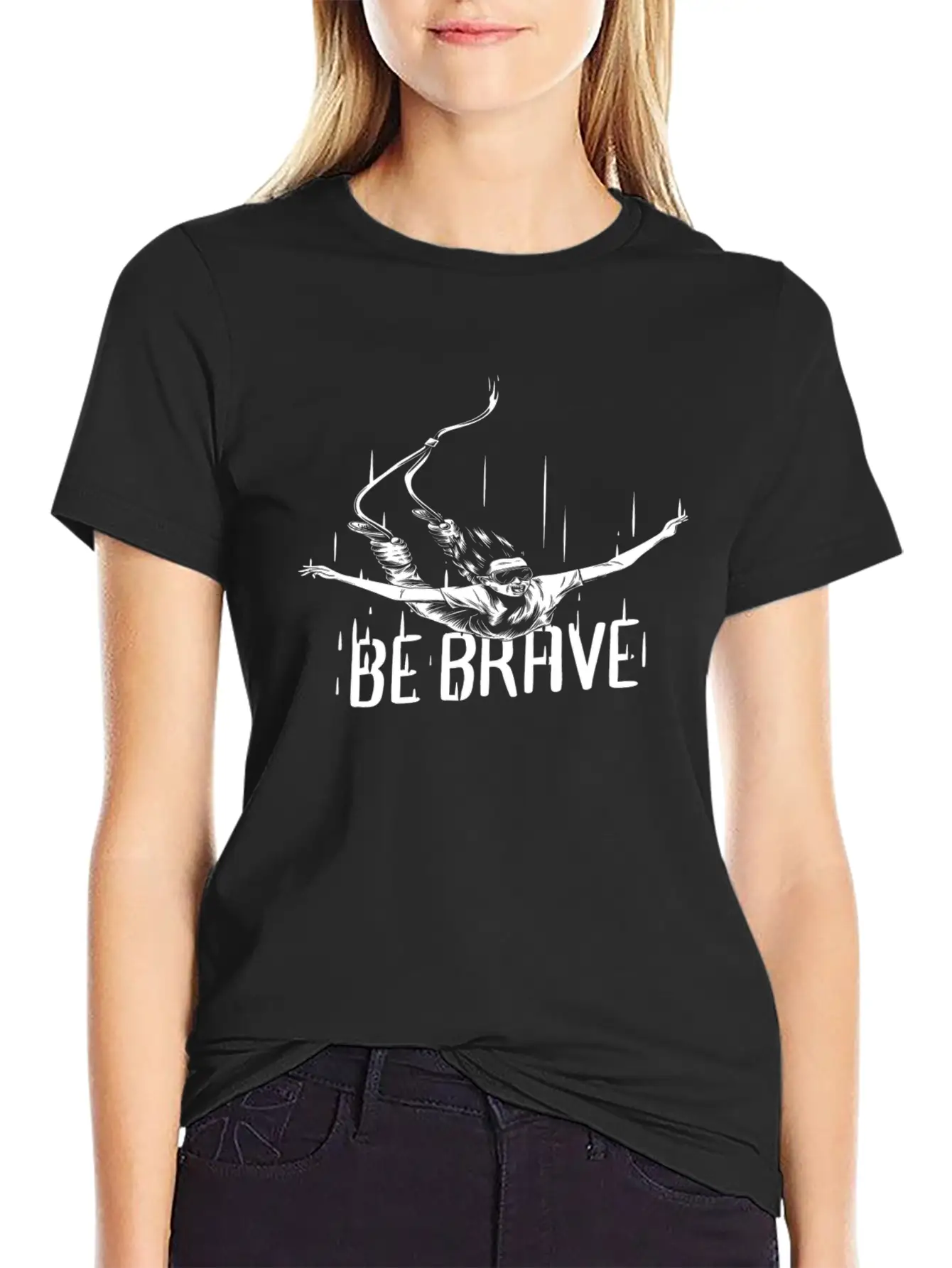 Brave Unisex Casual T-Shirt – Clean Design For Daily Comfort