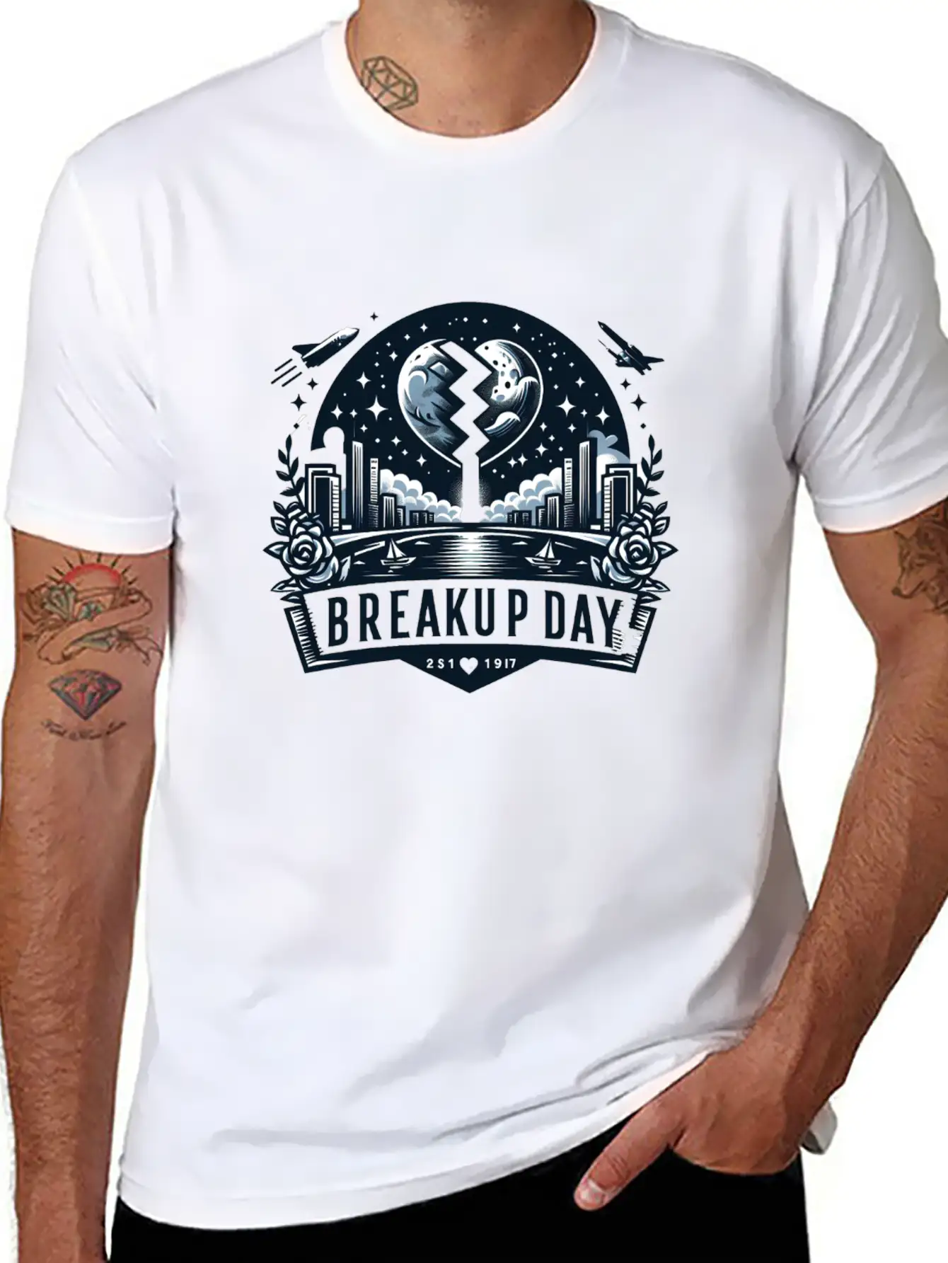 Breakup Day Unisex Casual T-Shirt – Clean Design For Daily Comfort