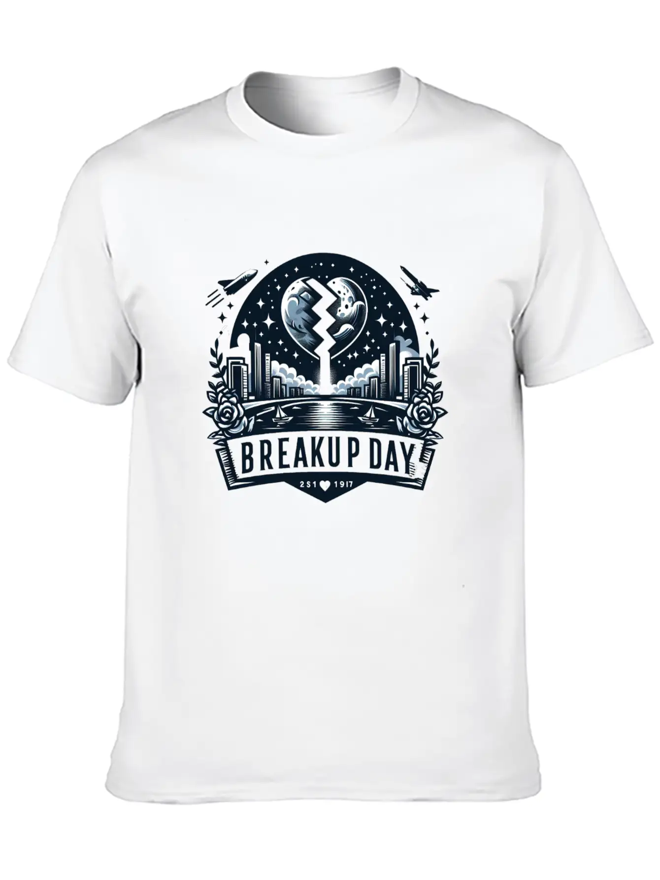 Breakup Day Unisex Casual T-Shirt – Clean Design For Daily Comfort