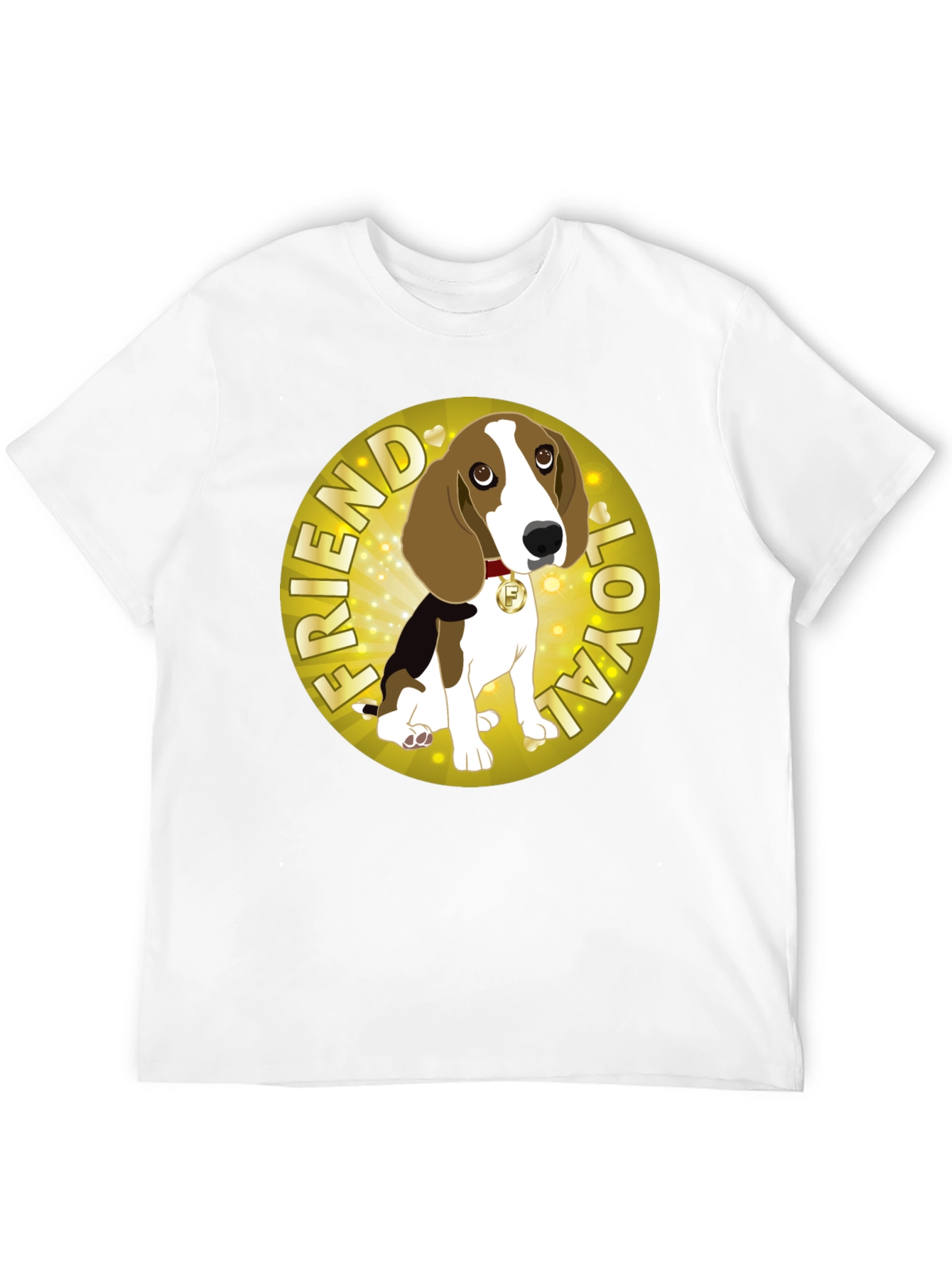 Loyal Friend Dog Graphic T-Shirt